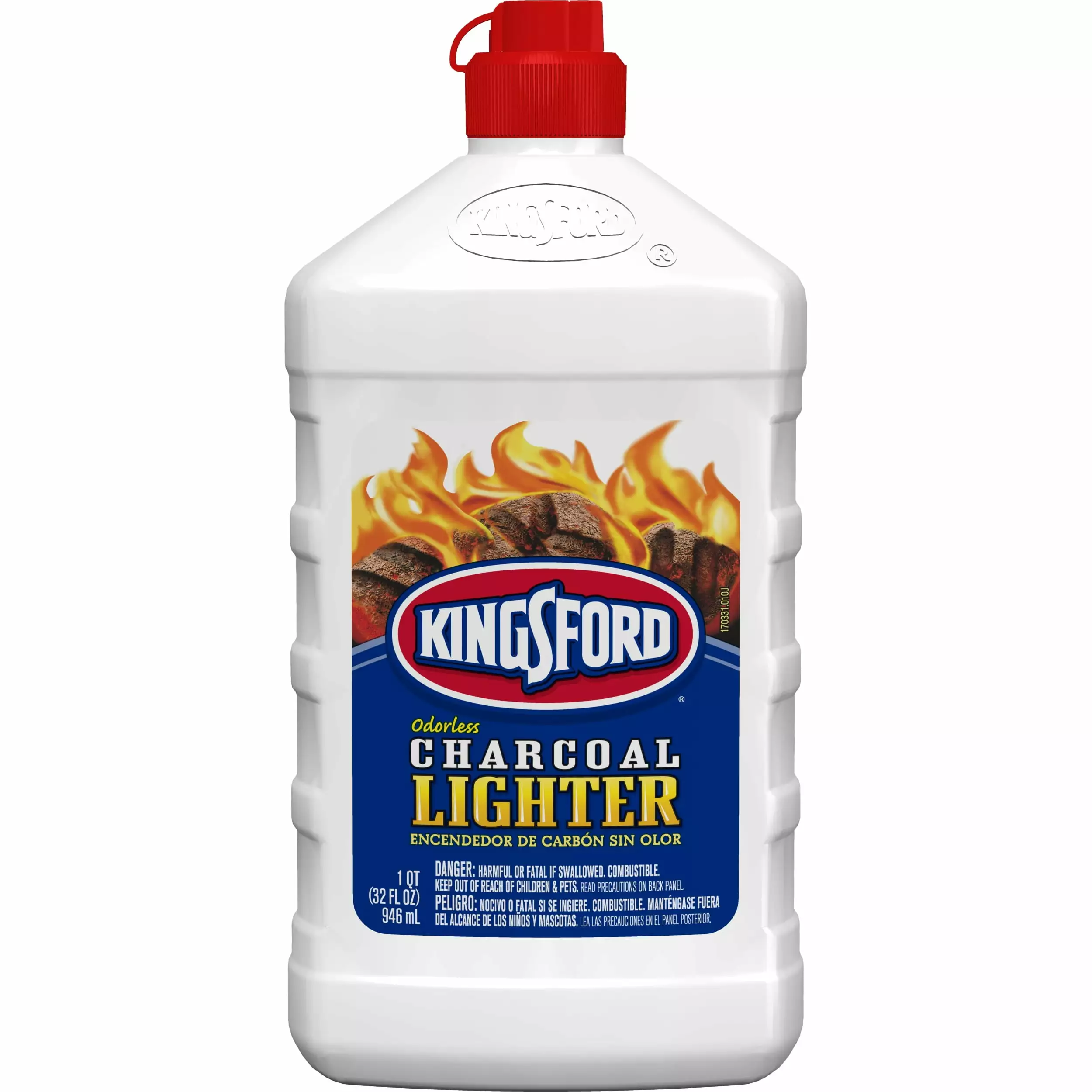 Kingsford Odorless Charcoal Lighter Fluid 32 Fluid Ounces BBQ and Grilling