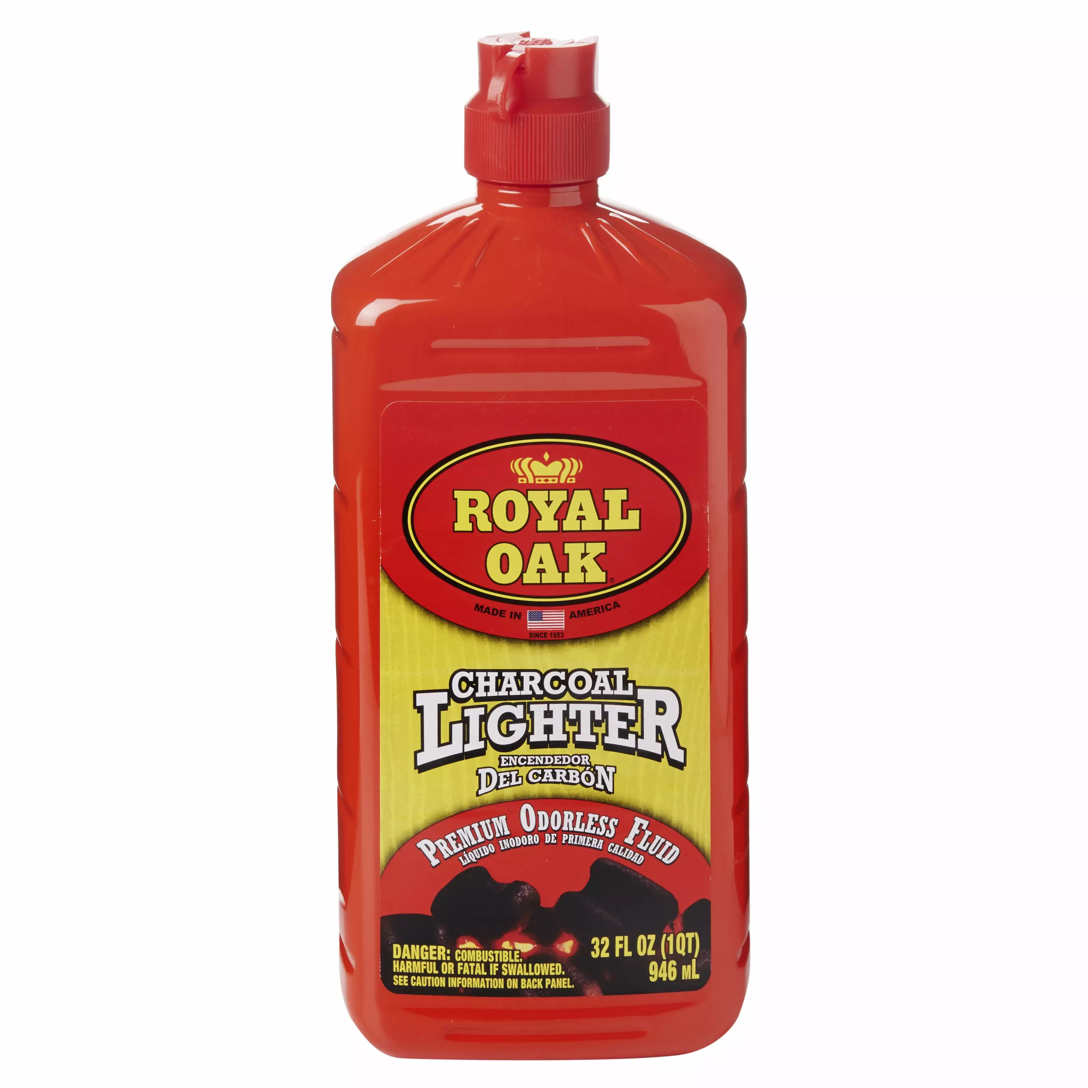 Royal Oak Charcoal Lighter Fluid Luxury Odorless Lighter Fuel 32 Oz
