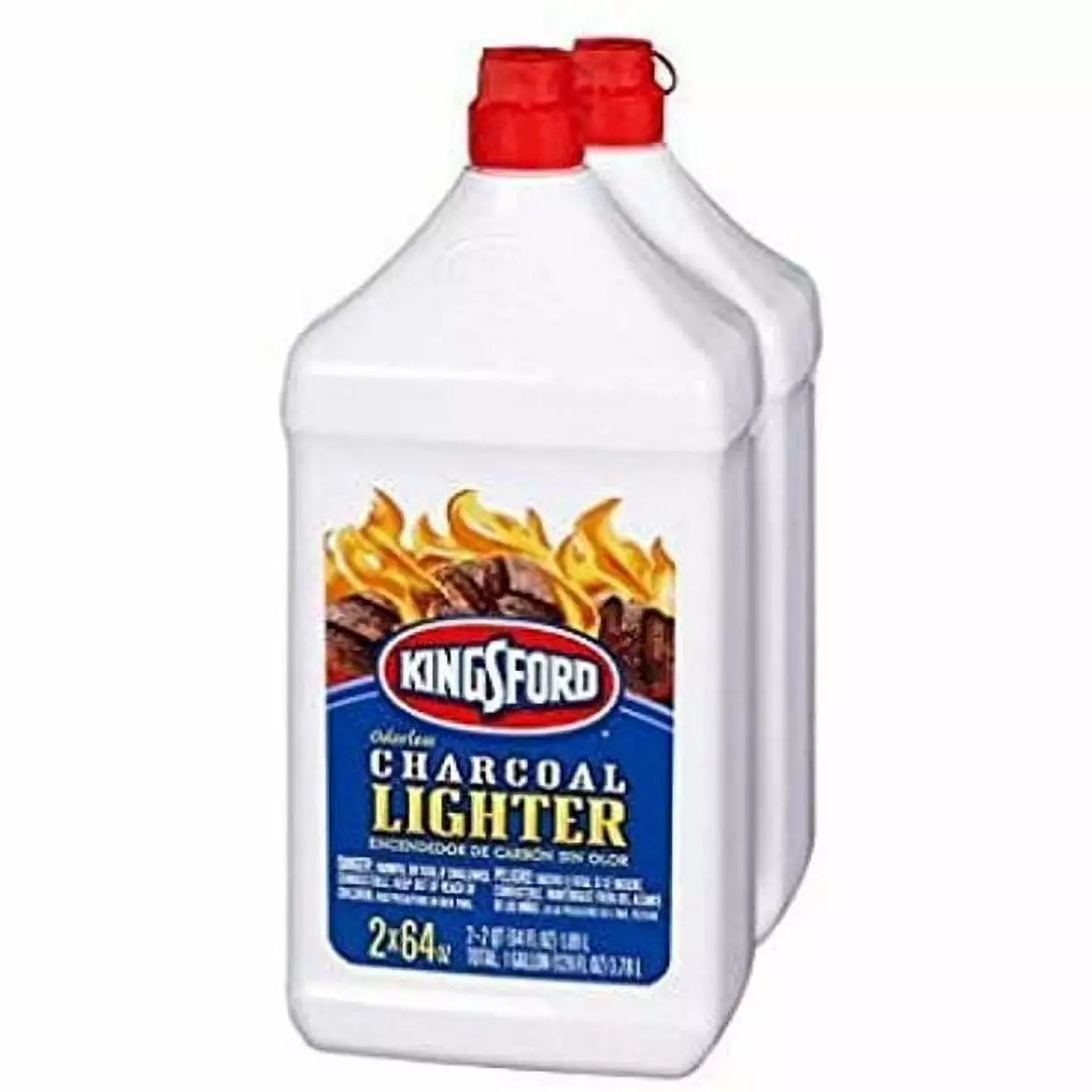 Kingsford Charcoal Lighter Fluid 2 Pack 64 oz Quick and Easy Lighting