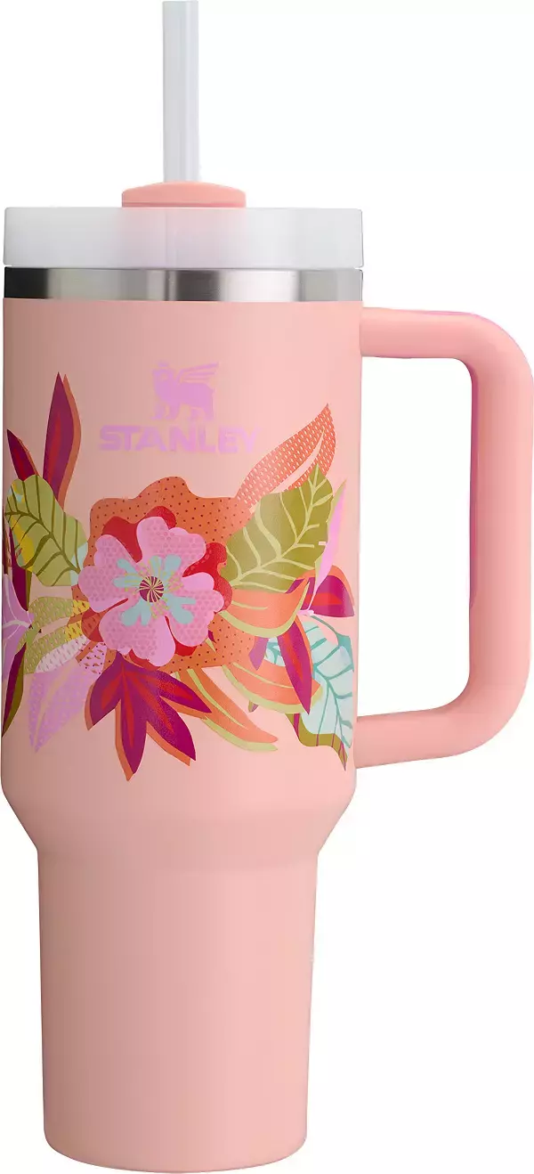 Stanley 40 oz Quencher H2.0 FlowState Tumbler Mother's Day Collection Sorbet Tropic Limited Edition Vacuum Cup