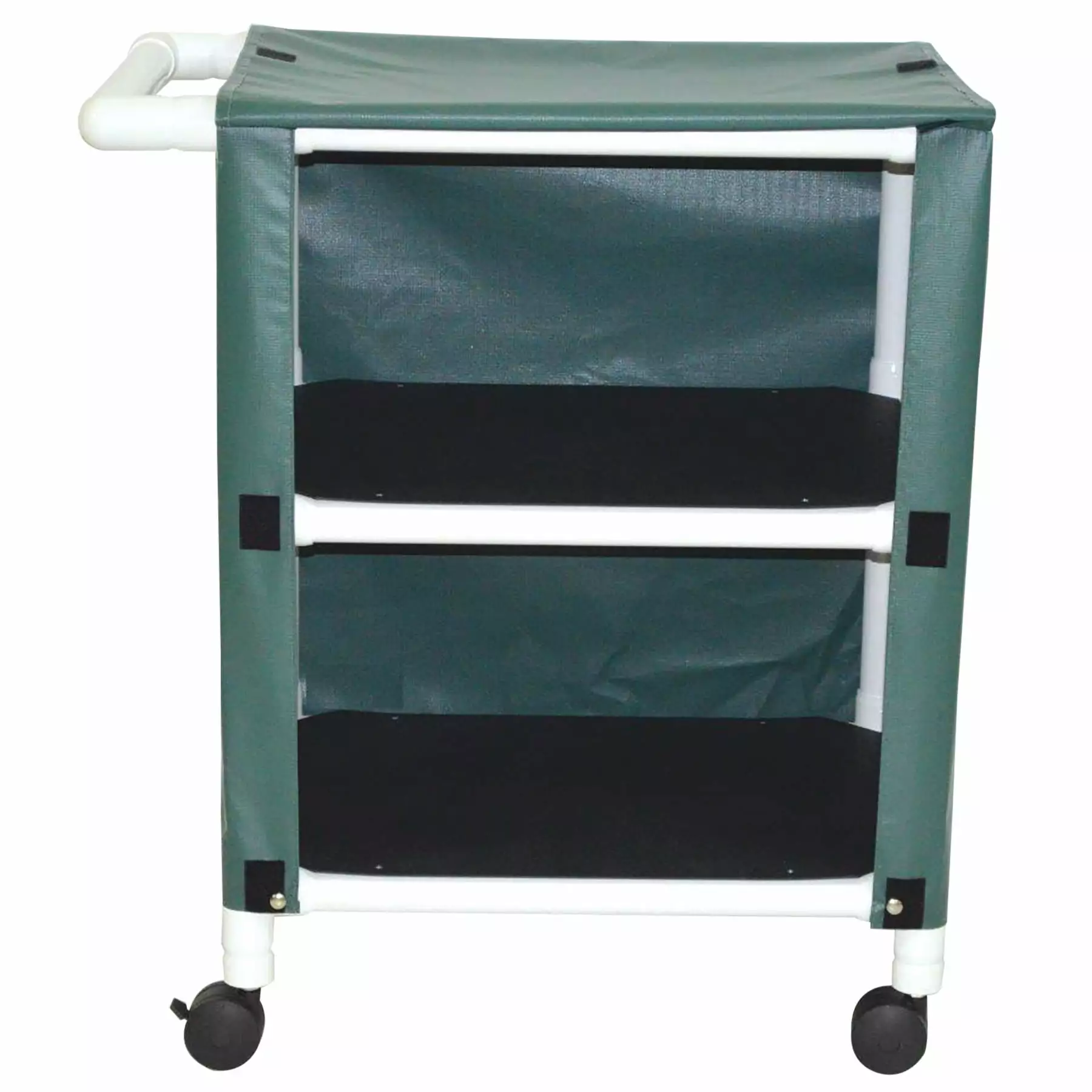 MJM International 325 2C Mini 2 Shelf Linen Cart Home or Healthcare Use