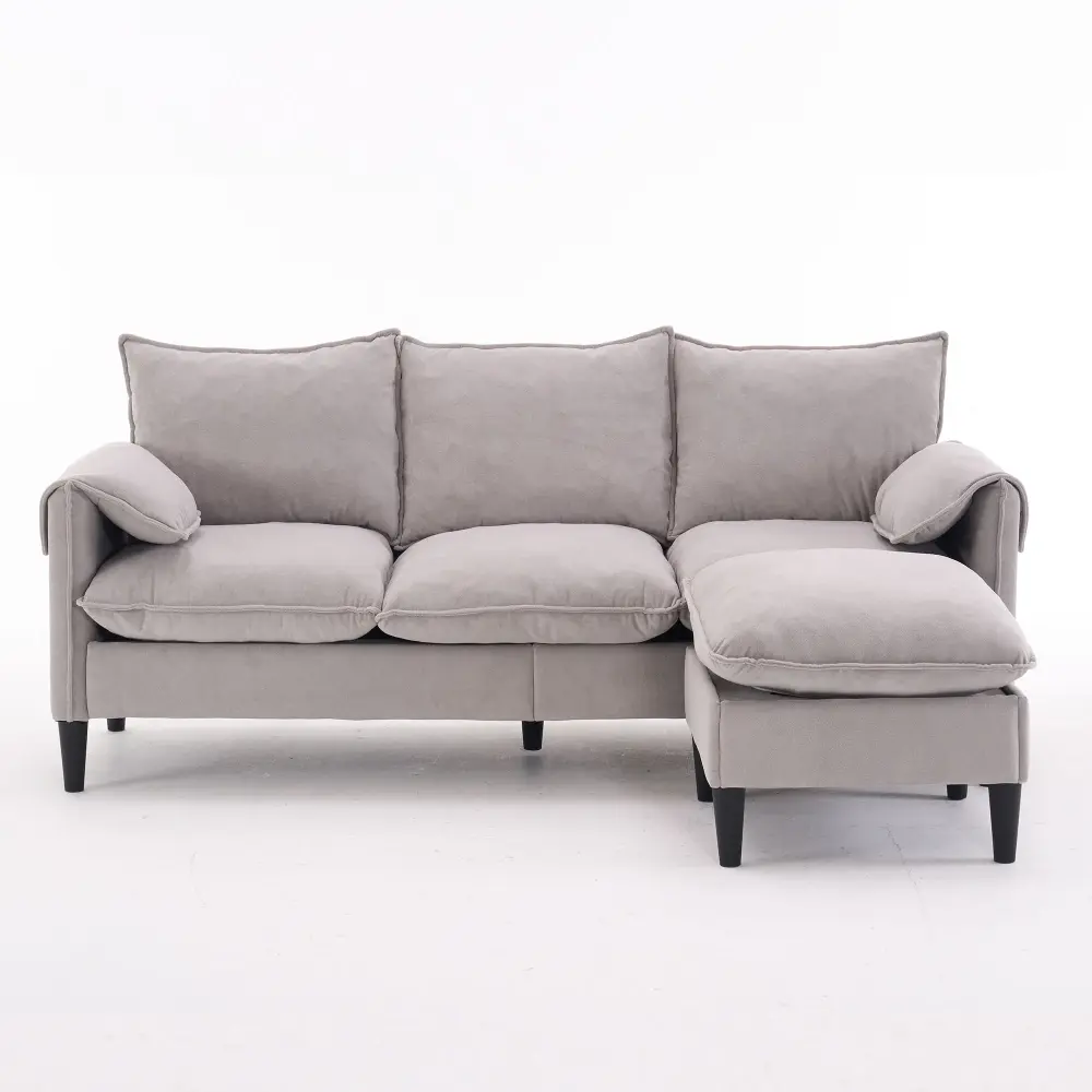 Convertible Combination Sofa Footstools Storage