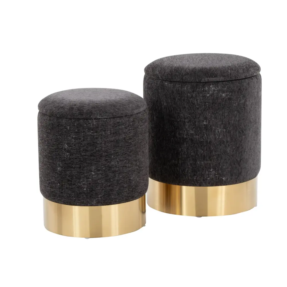 Marla - Contemporary Nesting Ottoman Adjust