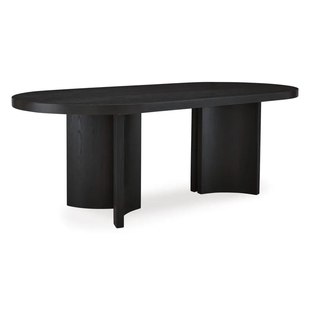 Diamond Modern Furniture Privileged Design Oval Rowanbeck Dining Table Pedestal Base D821-25