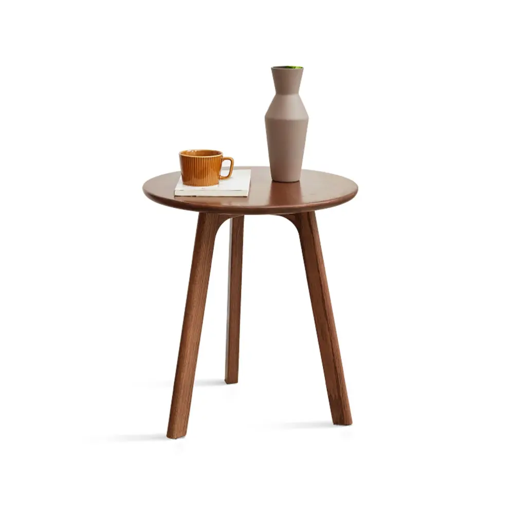 Round Small End Table, Side Table Bedroom & Balcony