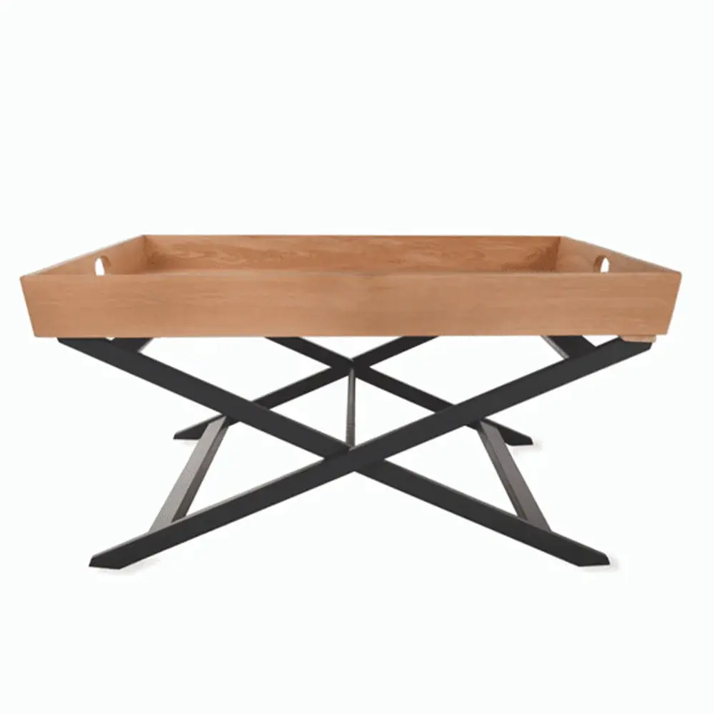 Square Butlers Square Coffee Table - Carbon-weave Oak