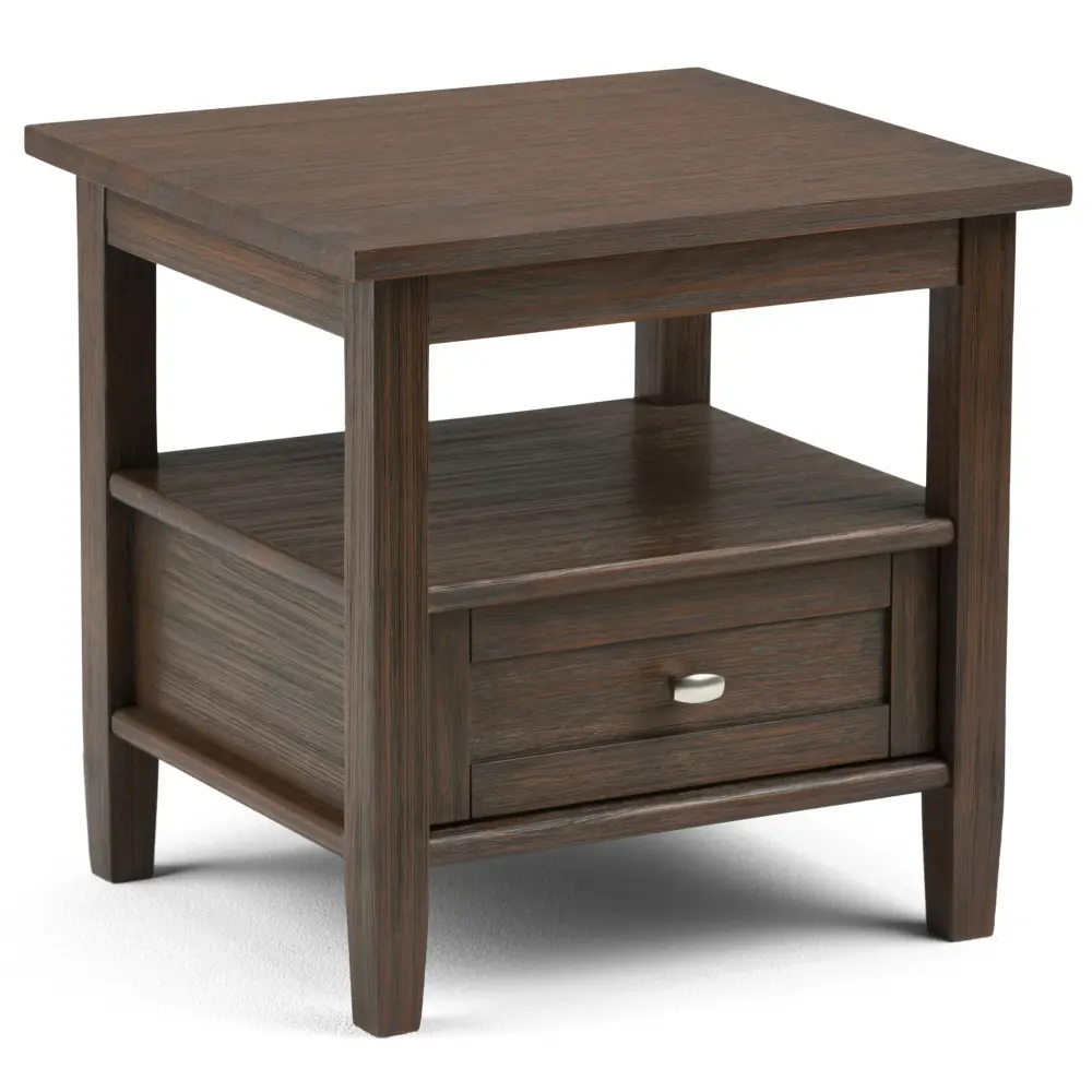 Warm Shaker - End Table - Farmhouse Taupe