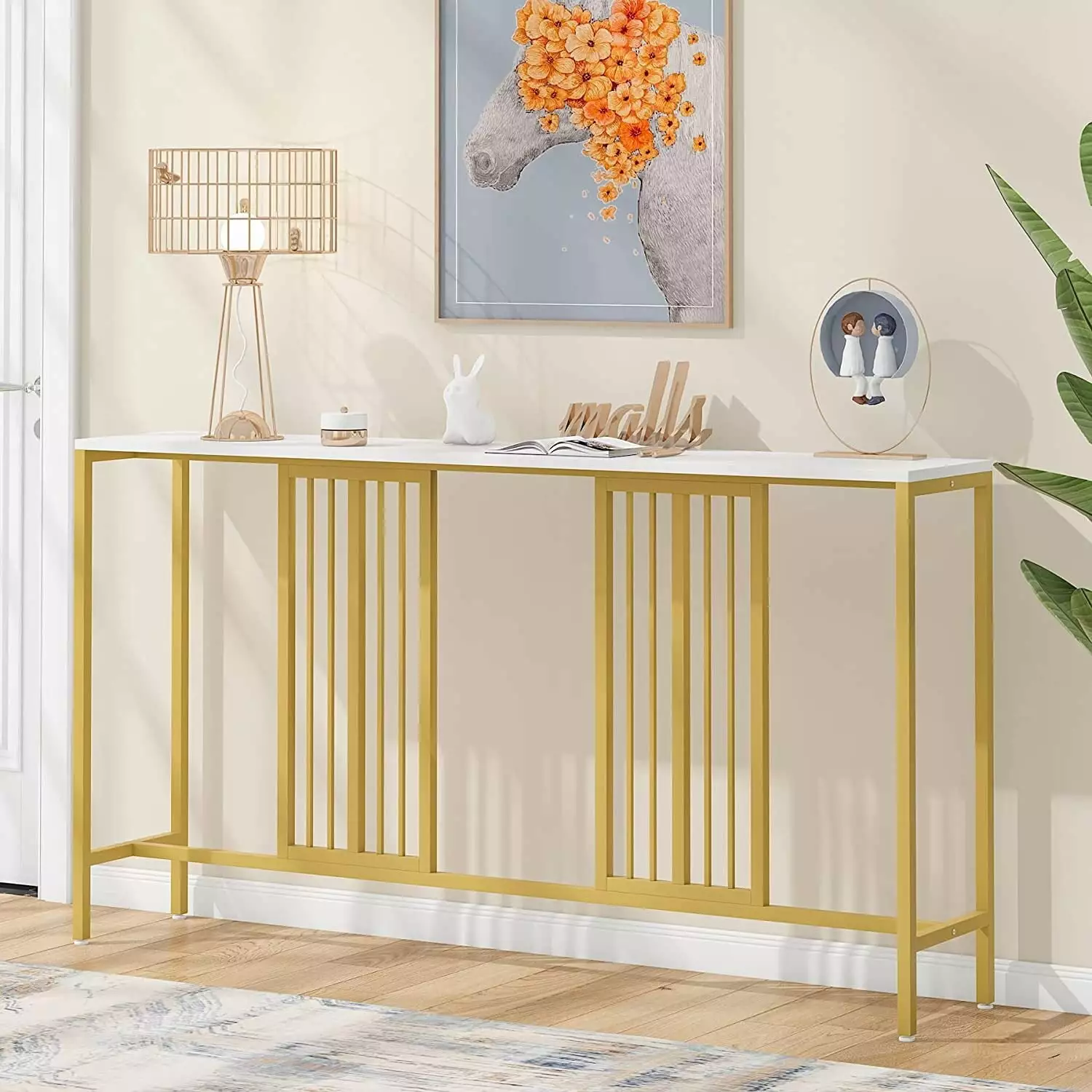 70.9 Inch Extra Long Narrow Console Table Sofa Table Hallway and Entryway Stylish Home Decor Console lyq