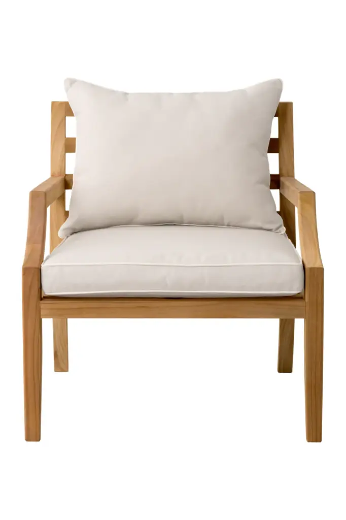 Japandi Outdoor Lounge Chair Eichholtz Hera Modern Garden Seating