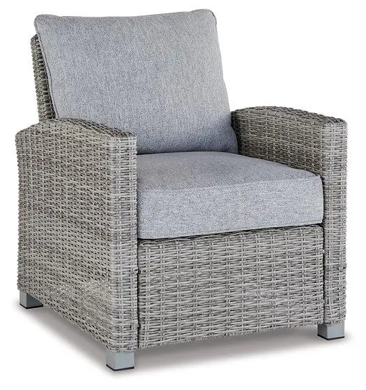 Naples Beach Lounge Chair Cushion - Outdoor Patio Relaxation Chair