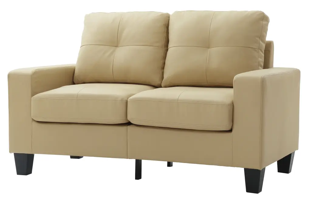 DeeHome Glory Furniture Newbury G462A-L Modular Loveseat Beige Modern Living Room Sofa