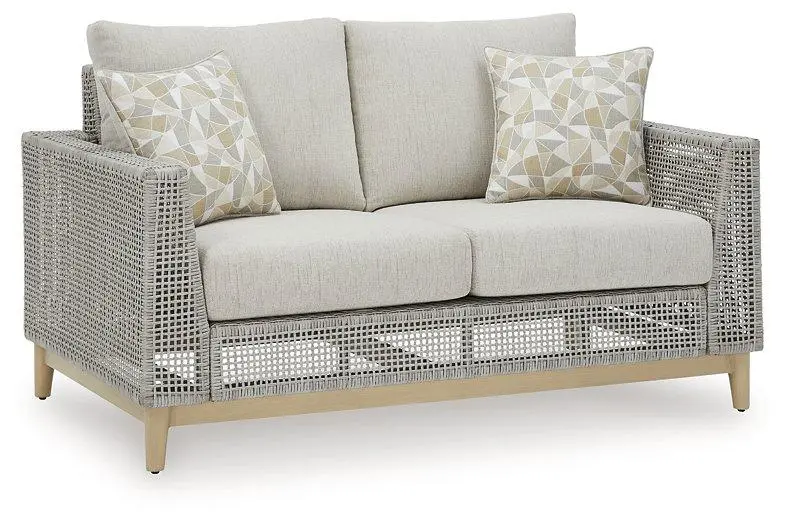 Seton Creek Outdoor Loveseat Cushion Comfortable Patio Sofa
