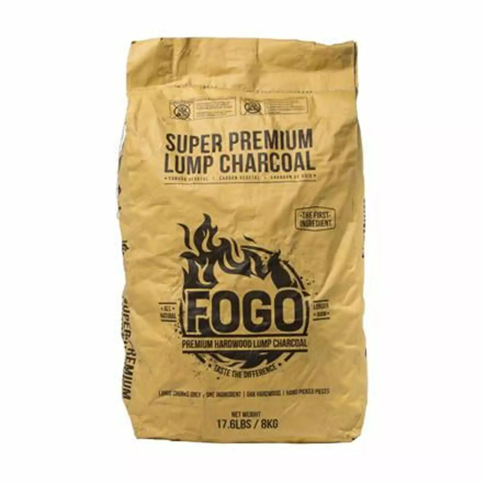 Fogo FP17 Super Luxury Hardwood Lump Charcoal 17.6 Lbs High Heat Grilling