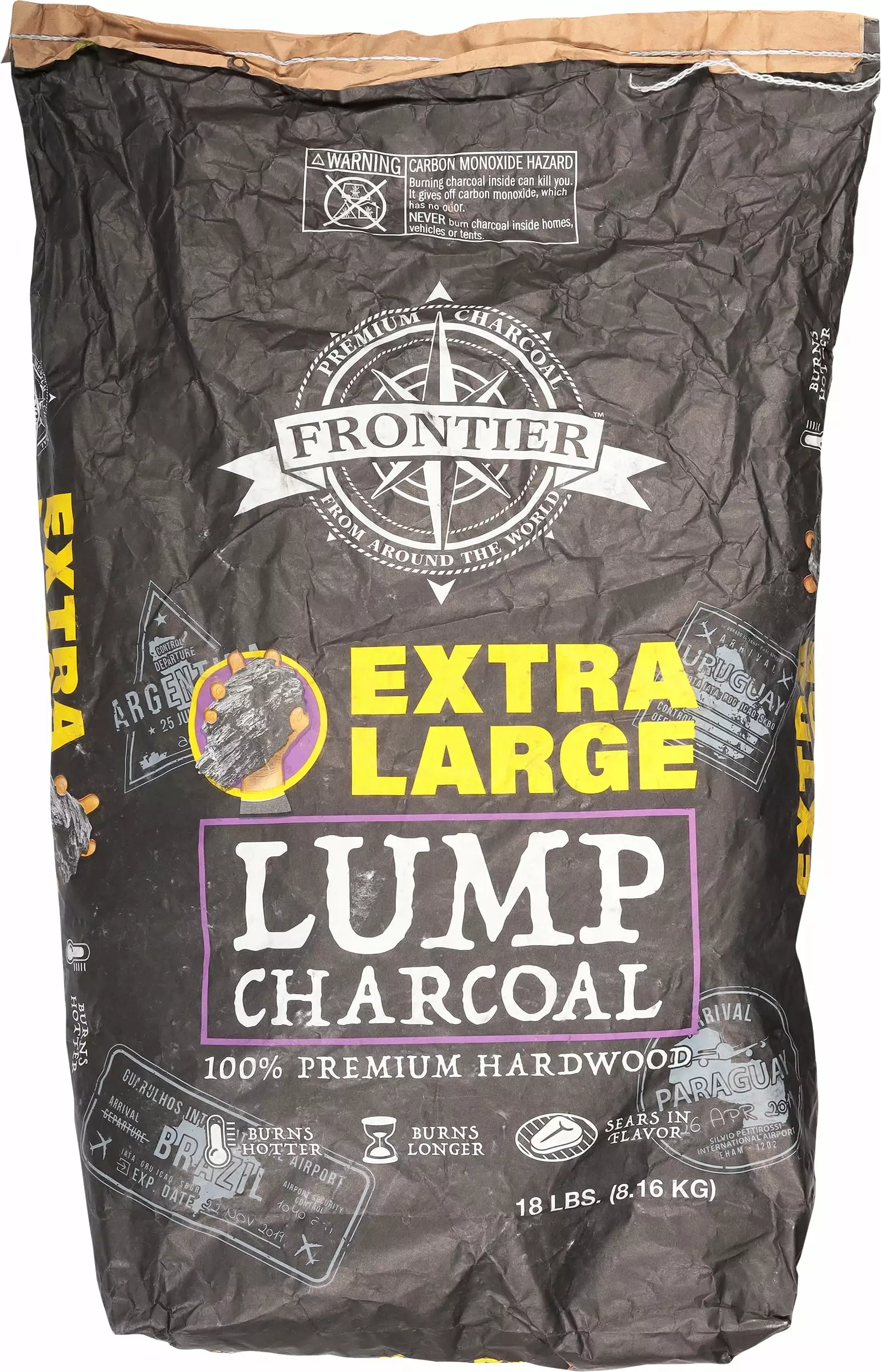 Royal Oak Frontier 18 Lb XL Lump Quebracho Charcoal Long Burn Time