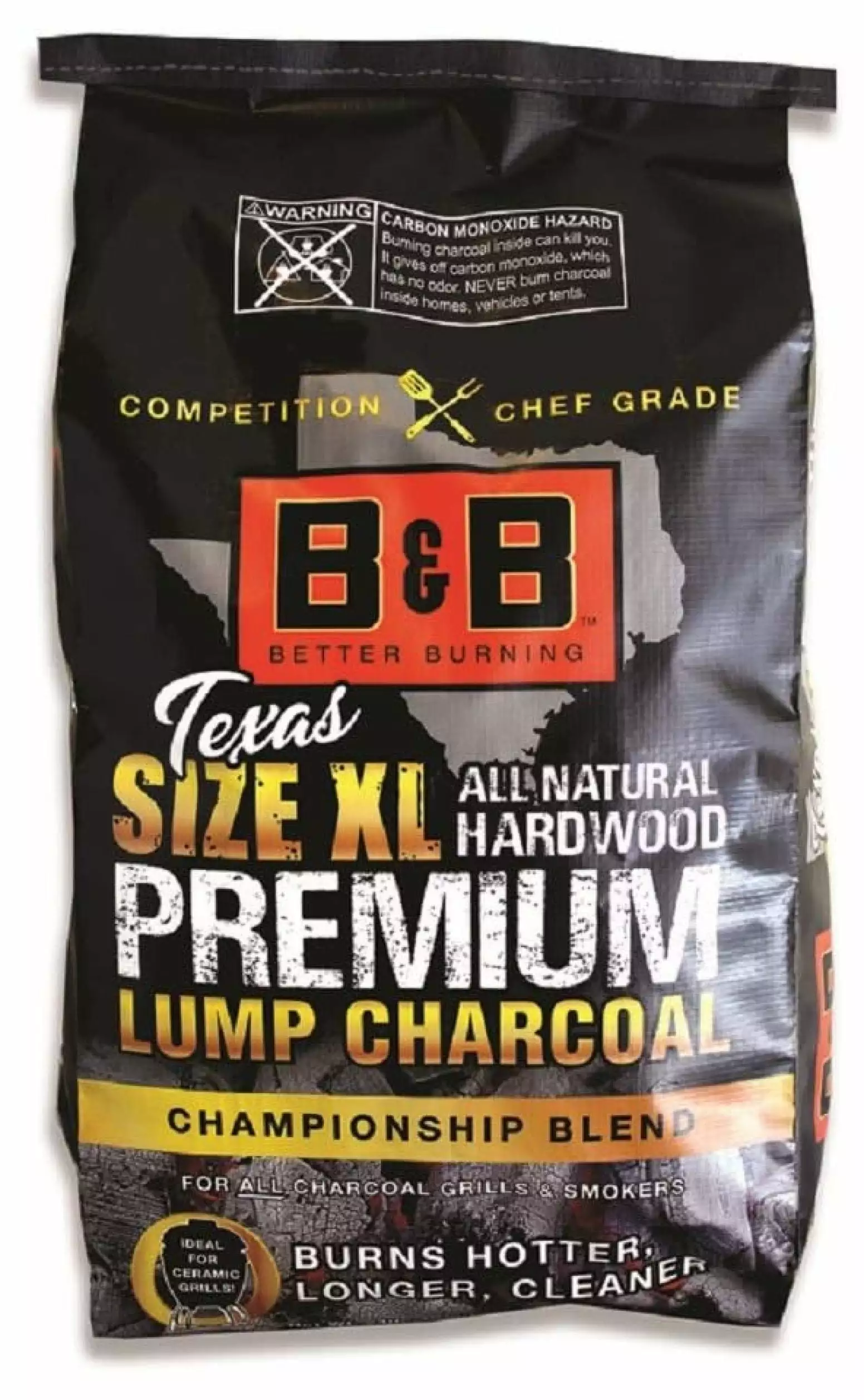 24 LB XL Luxury Lump Charcoal High Heat Grilling