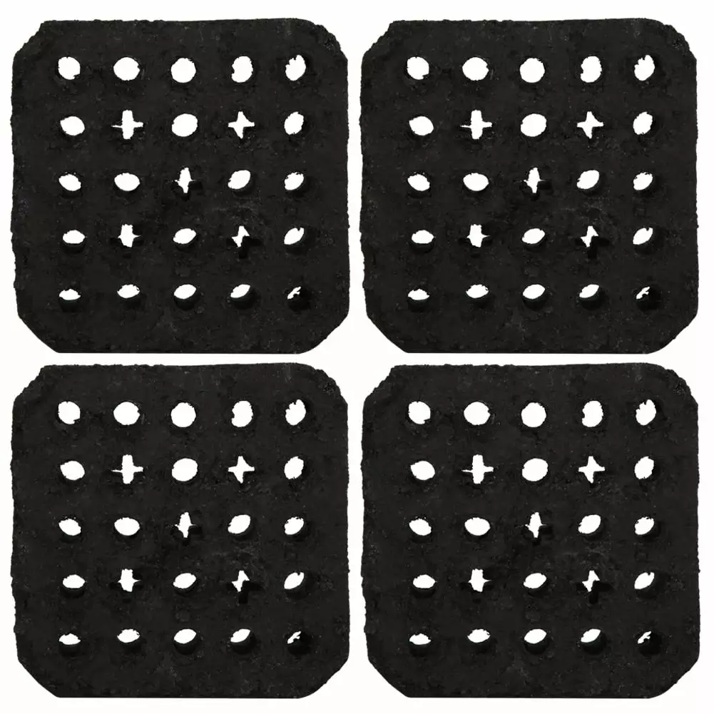 Smokeless Natural Carbon BBQ Brick Hardwood Lump Charcoal 4 Pack Outdoor Picnic