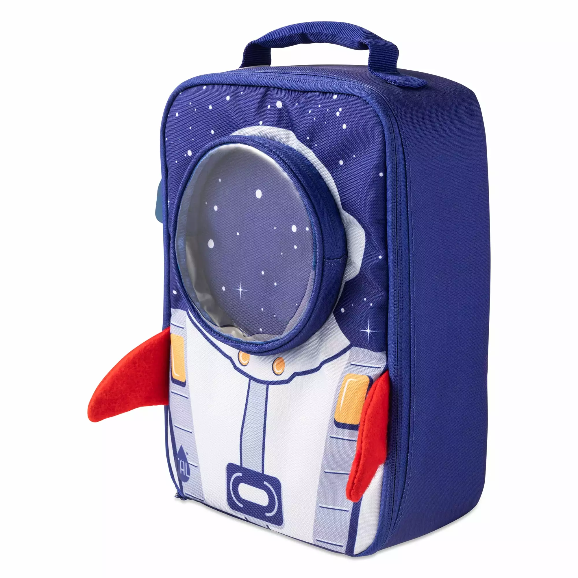 TAL Kids Insulated Astronaut Lunch Bag Front Pocket School and Travel