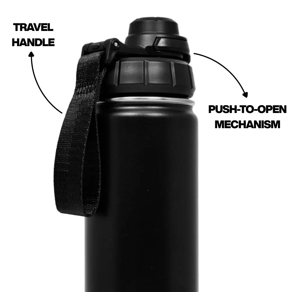 AHAVA 650ml Protected Water Bottle | 12H Hot, 24H Cold | BPA – Free | Premium Stainless Steel Water Bottle School Children