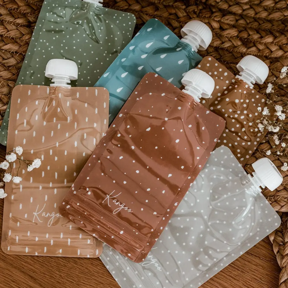 Reusable Food Pouches (6) - Neutral