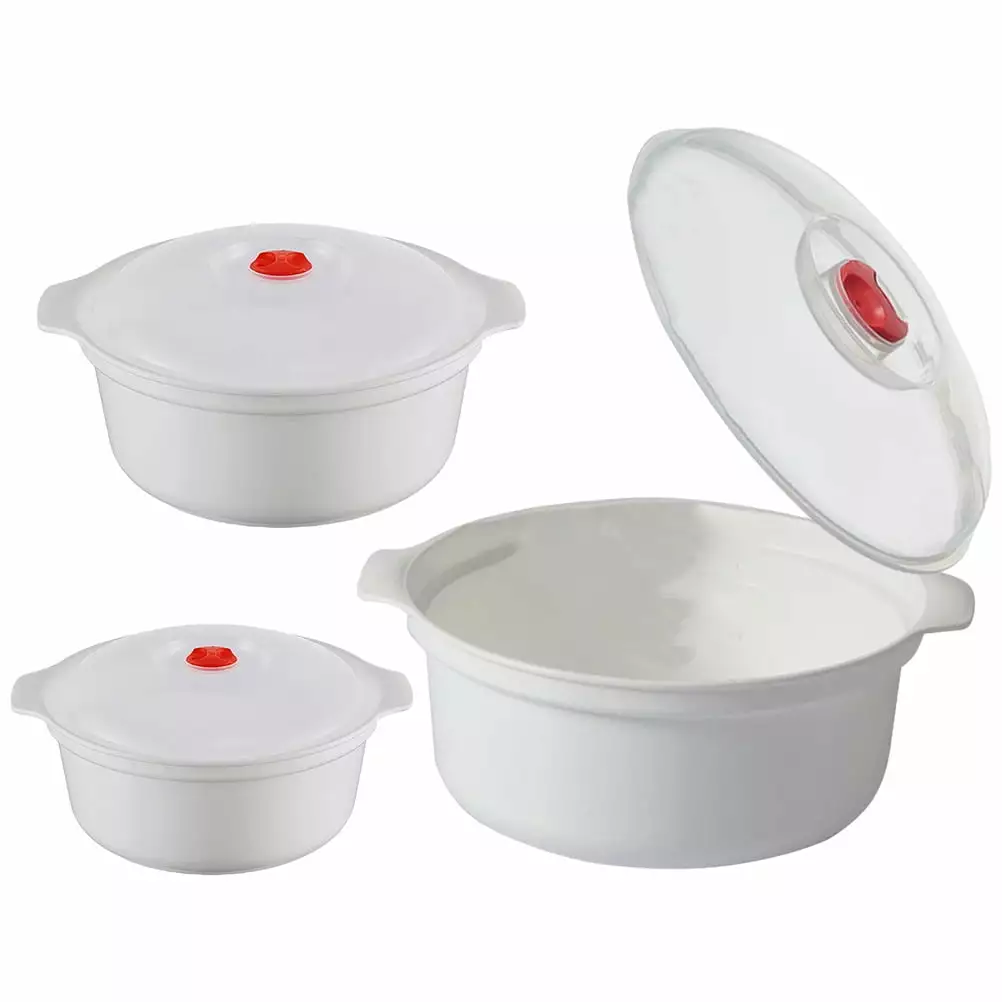 3 Pcs Lunch Box Lid Camping Cookware Microwave Ramen Bowl Food Container School