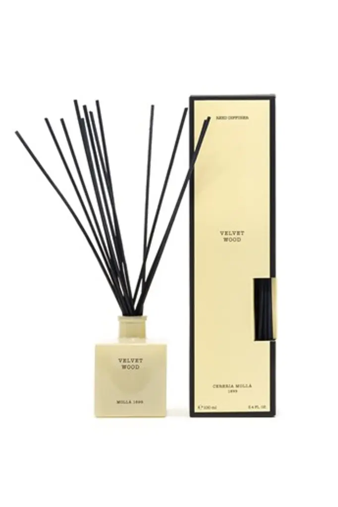 Tobacco And Vanilla Reed Diffuser Cereria Moll�� Velvet Wood