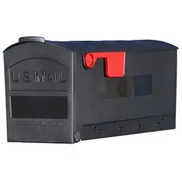 Patriot Post Mailbox Black Small 20.25 x 8.25 x 9.5 Inch Gibraltar Mailboxes