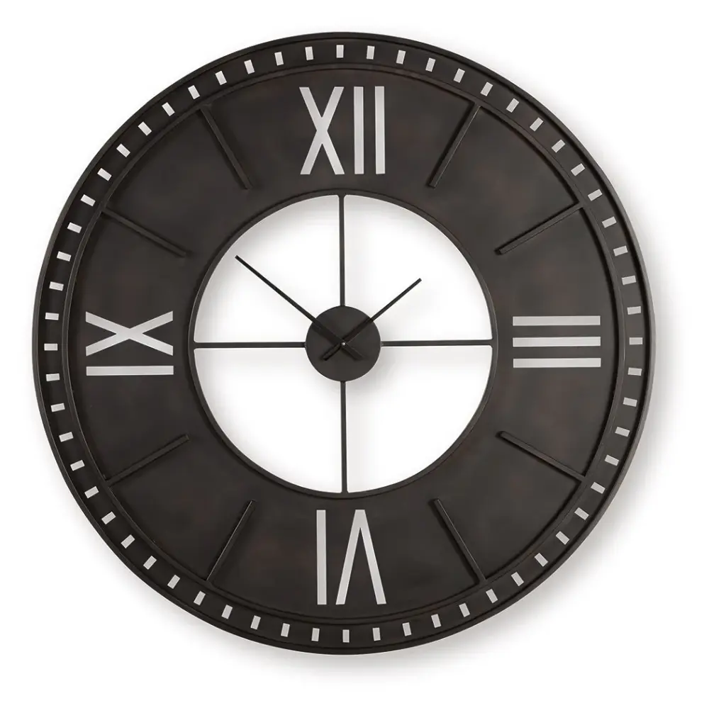 Lytle - Wall Clock - Antique Chocolate