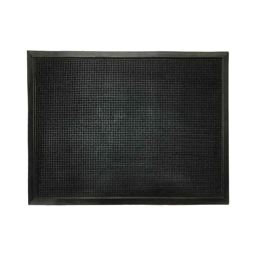 Midnight Rubber Mat Non-Slip Top, 24'' x 36''