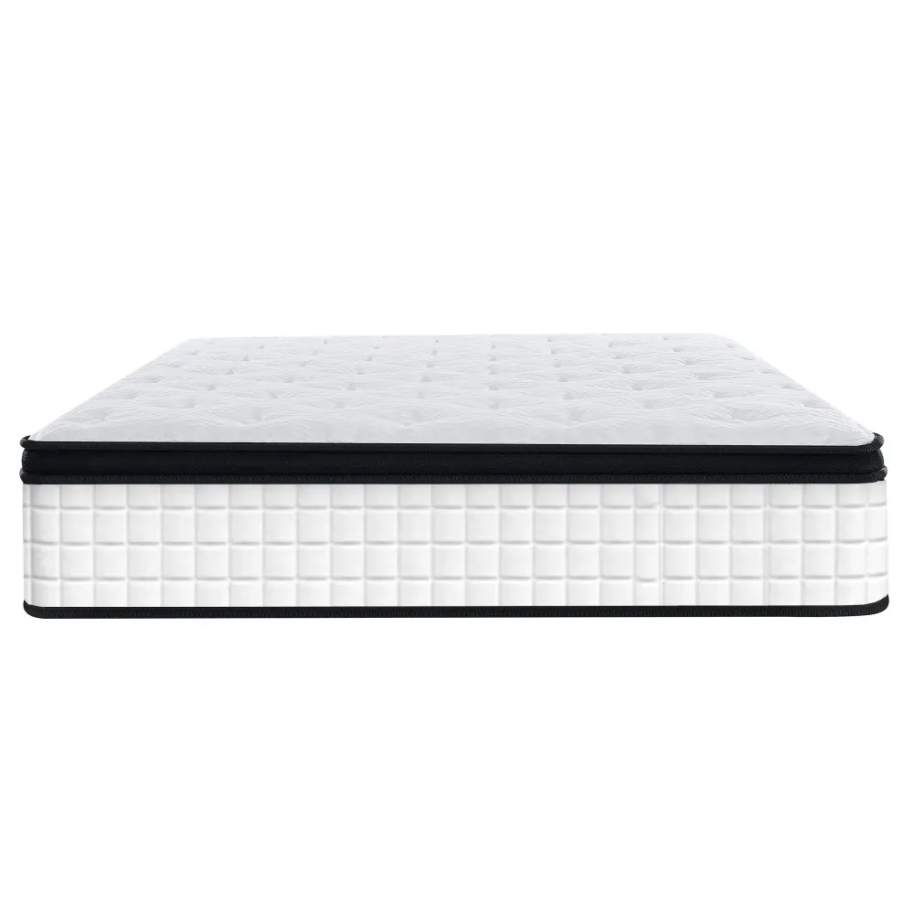 12" Hybrid Mattress Individual Pocket Spring, 7 Zoned Memory Foam