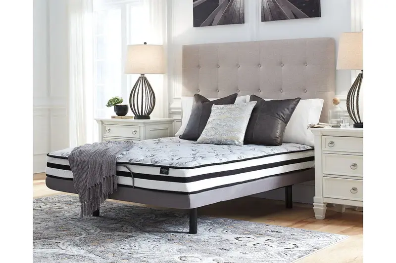 8 Inch Chime Innerspring Chalk King Mattress Box