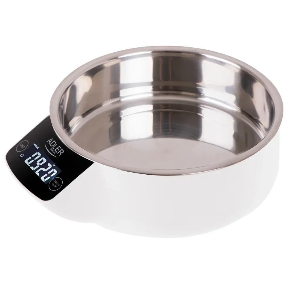 Adler AD 3166 Electronic Kitchen Scale Bowl 900ml Capacity Tare Function max. 5kg 1g Accuracy - 3 Piece Set
