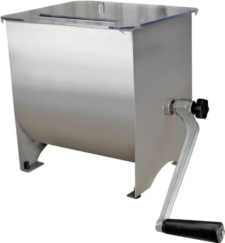 Weston 36-1901-W Meat Mixer, 20 lb Grind, Stainless Steel, Quicksilver