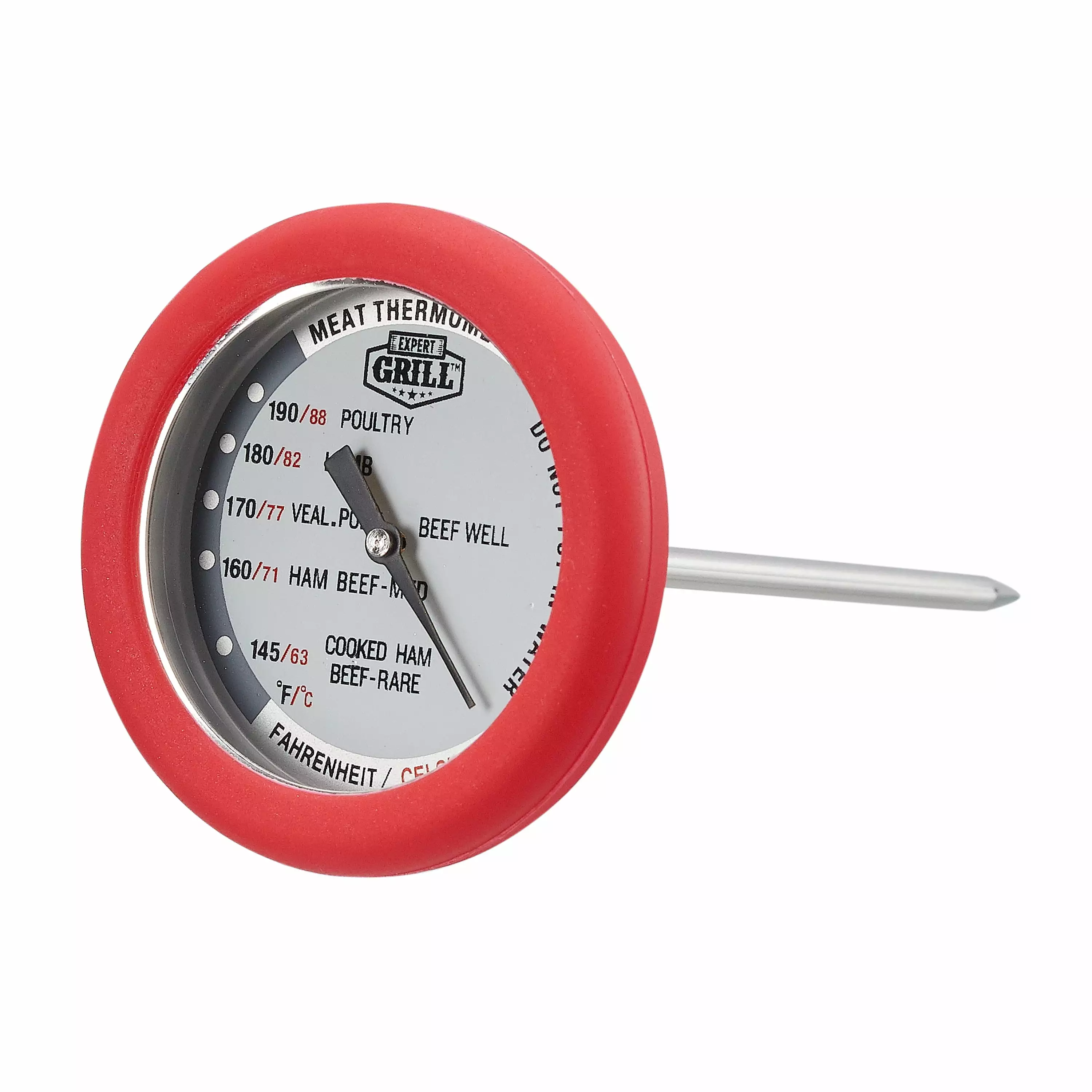 Expert Grill Stainless Steel Meat Thermometer Oven Thermometer Dial