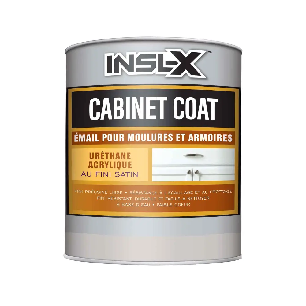 Insl-X Cabinet Coat Trim and Cabinet Enamel Paint Satin Base 3, 946 ml