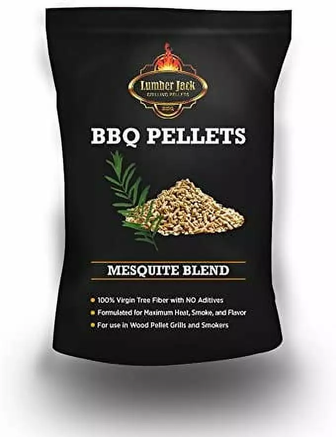 Lumber Jack 20-pounds BBQ Grilling Wood pellets Mesquite Blend All Natural Hardwood