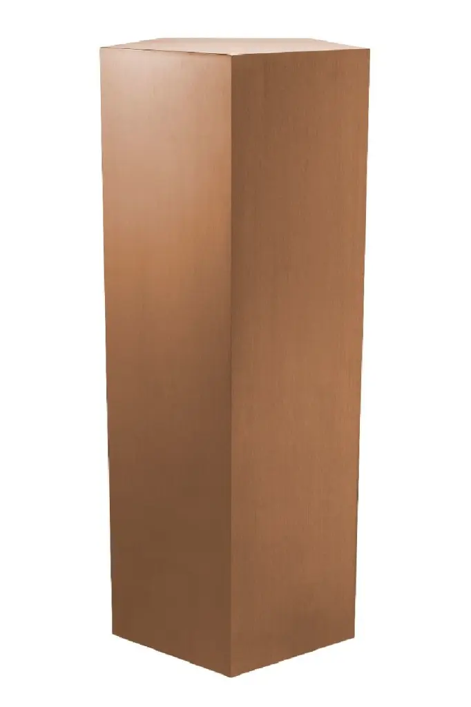 Eichholtz Meissner Brushed Copper Pedestal Column Large Decor