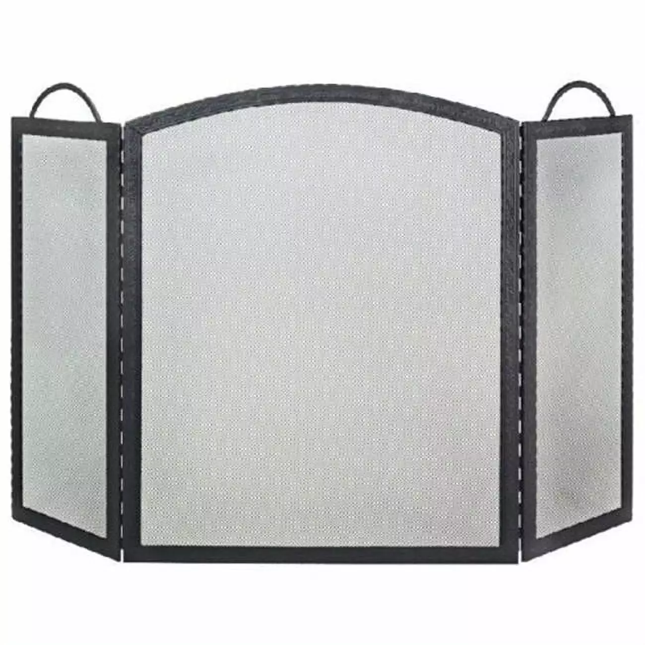 3 Panel Arched Wrought Iron Room Divider Black Decorative Privacy Screen Accesorios