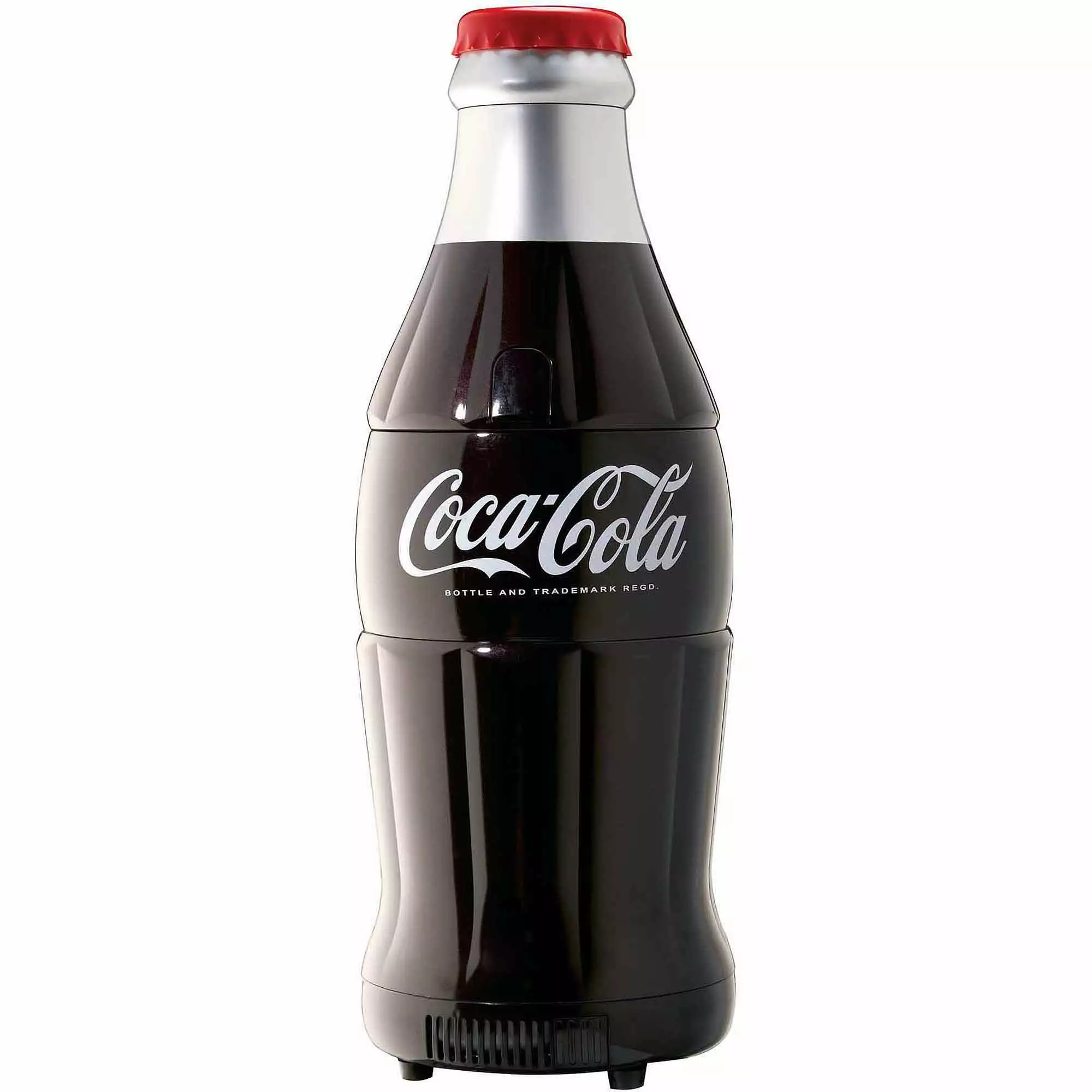 Coca Cola 10 Liter Bottle Shape Fridge BC-10G Black Mini Beverage Cooler