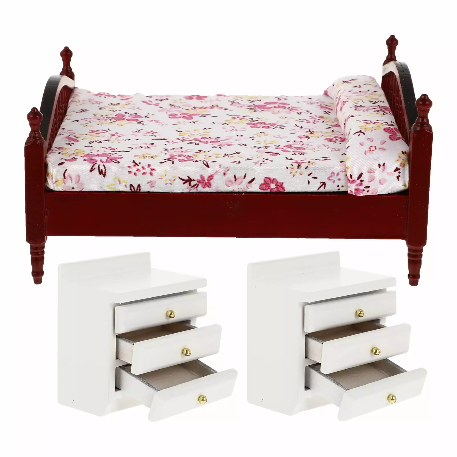 Furniture Night Stand Miniature Decoration Bedside Table Model movtotop