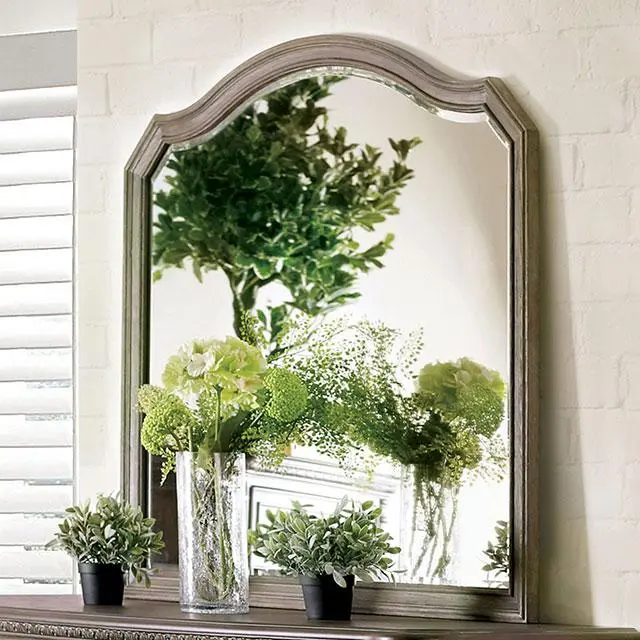 Persephone Rustic Natural Tone Mirror - Vintage Wall Mirror
