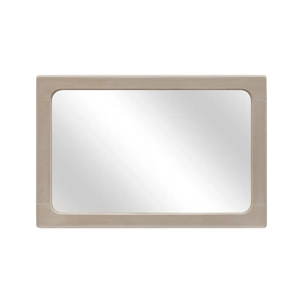 Tempio Wall Mirror - Airy Oak Wood