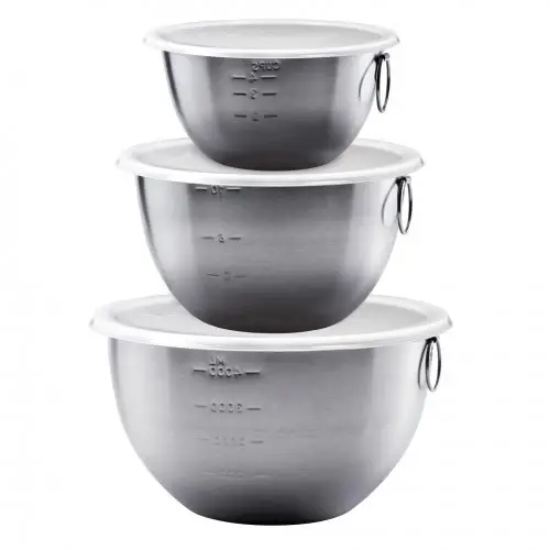 Stainless Steel Mixing Bowls – Set 3