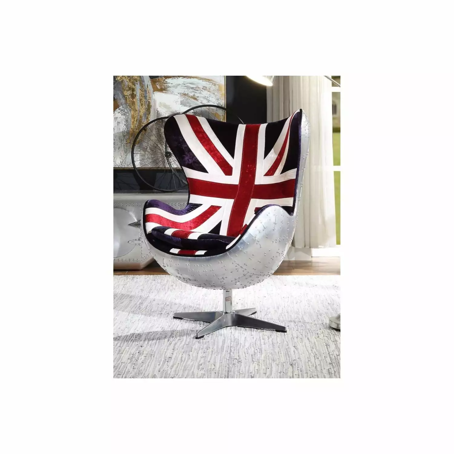 ACME Brancaster Accent Chair Multicolor Vibrant Home Decor Acme Furniture