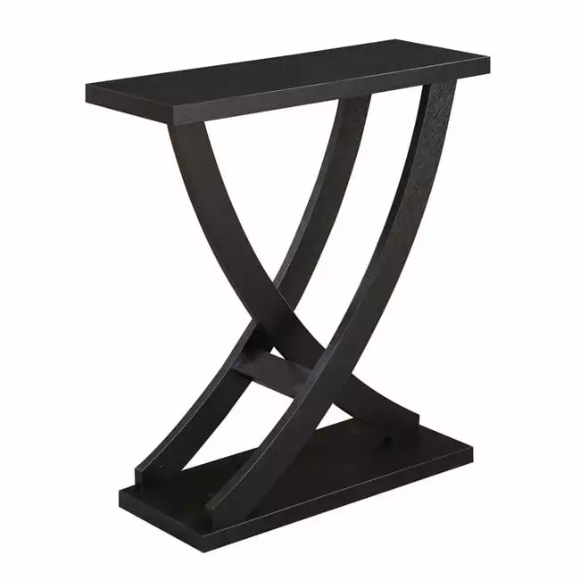 Newport Cross Step Console Table Console Convenience Concepts