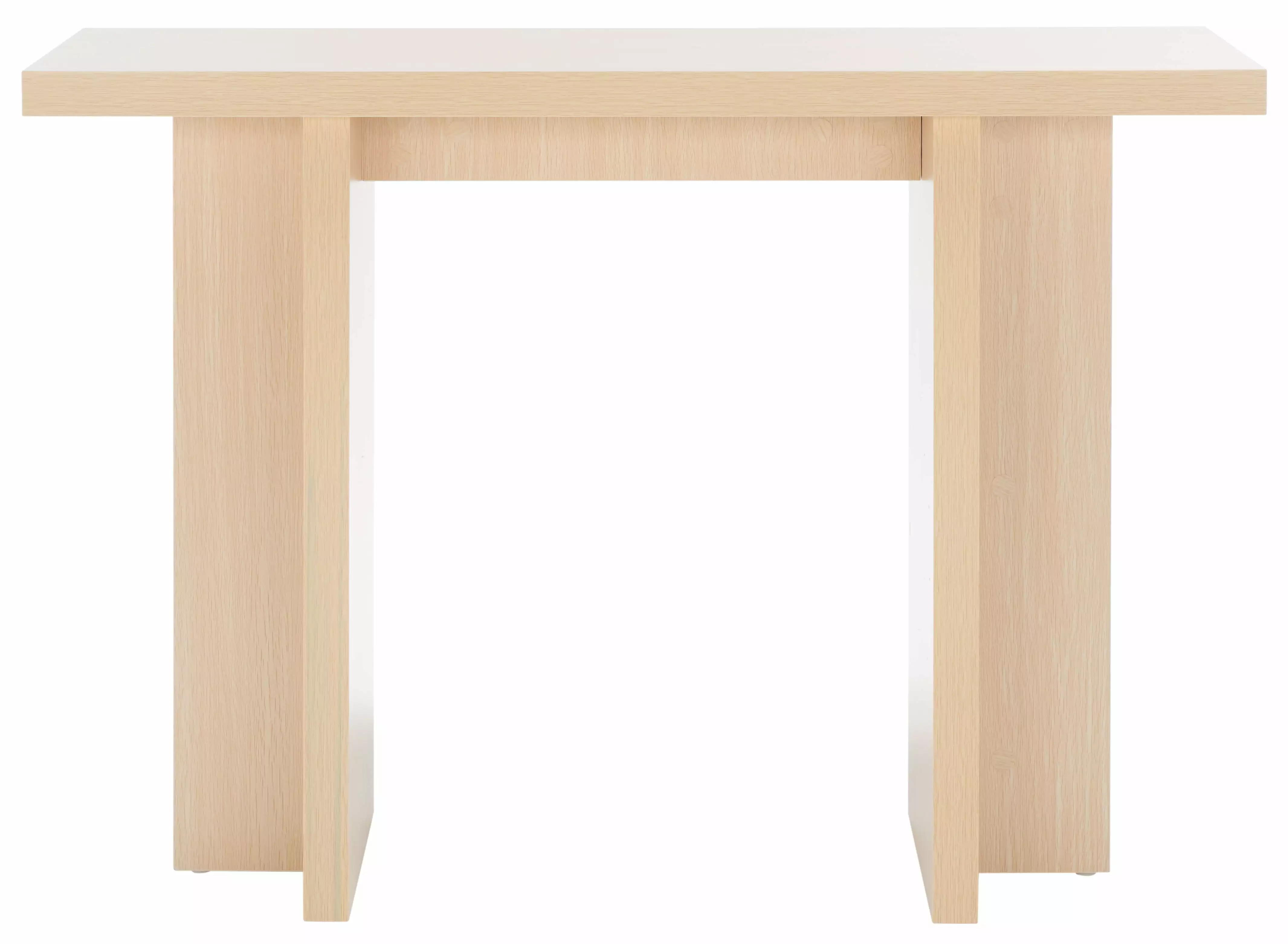 SAFAVIEH Florence Modern Natural Wood Small Console Table 41.7 W Console