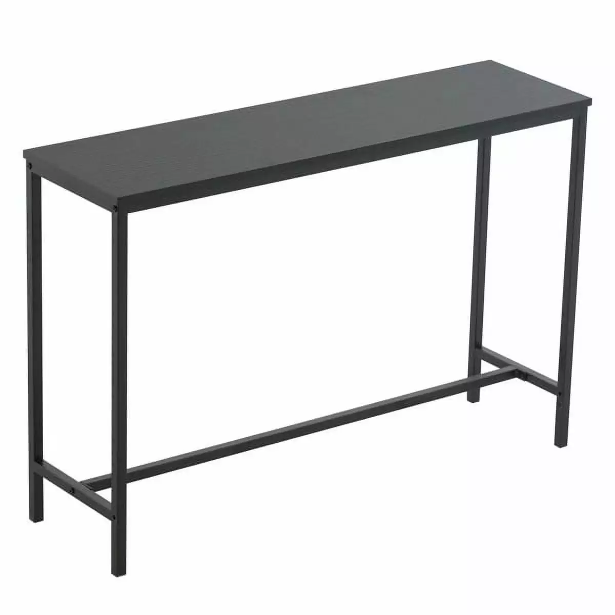Black Console Table Modern Sofa Entryway Table Storage Living Room Bedroom Console SETOY