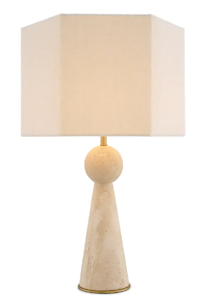 Boucle Shade Table Lamp Eichholtz Novak Stylish Lighting
