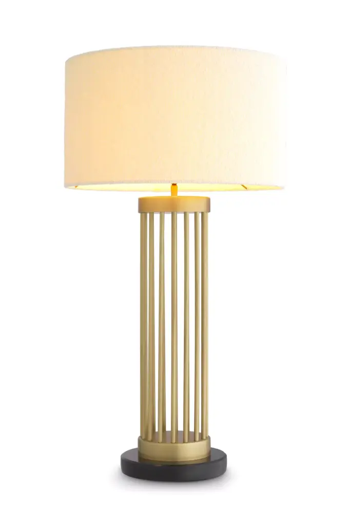 Eichholtz Condo Boucl�� Shade Table Lamp Textured Modern Lighting