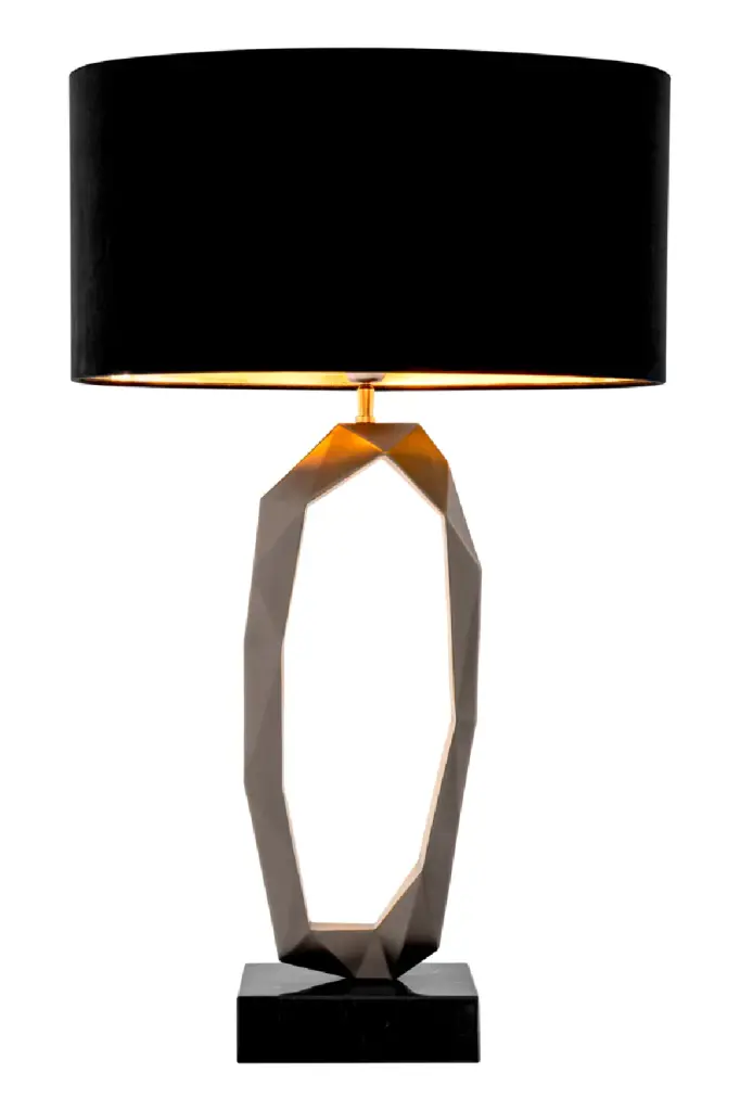 Modern Sculptural Table Lamp Eichholtz Santos Contemporary Lighting