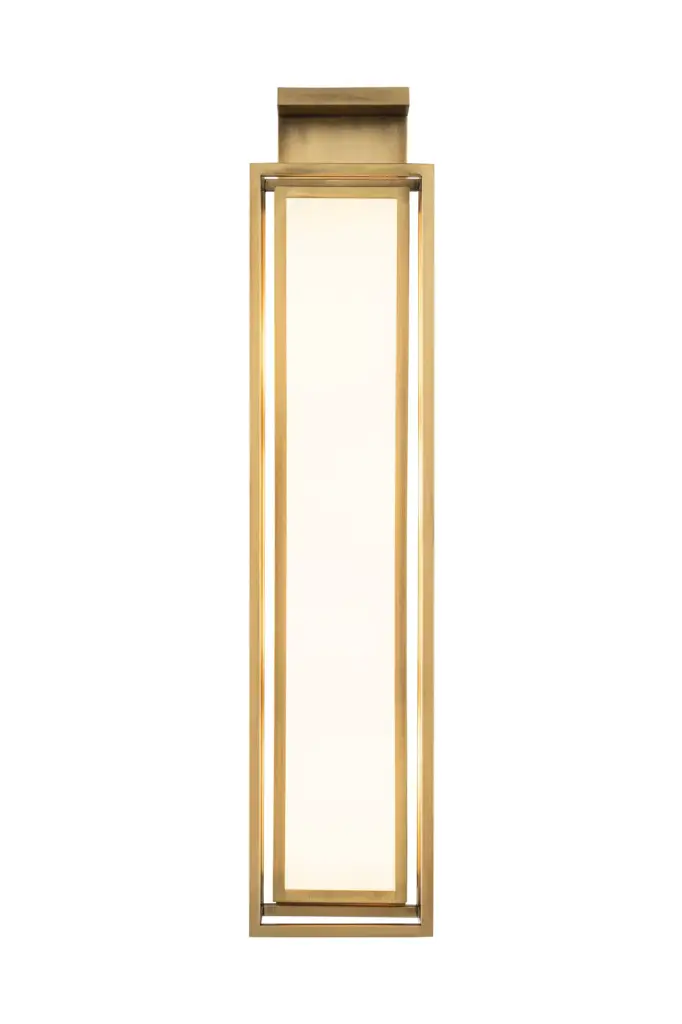 Eichholtz Versus Elongated Gold Wall Lamp Modern Metallic Sconce